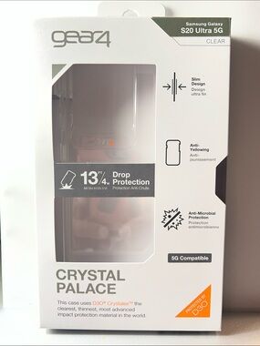 Samsung Crystal Palace Clear Protective Case for Galaxy S20 Ultra 5G